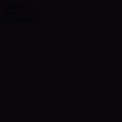 #08060A - Cod Gray Color Image